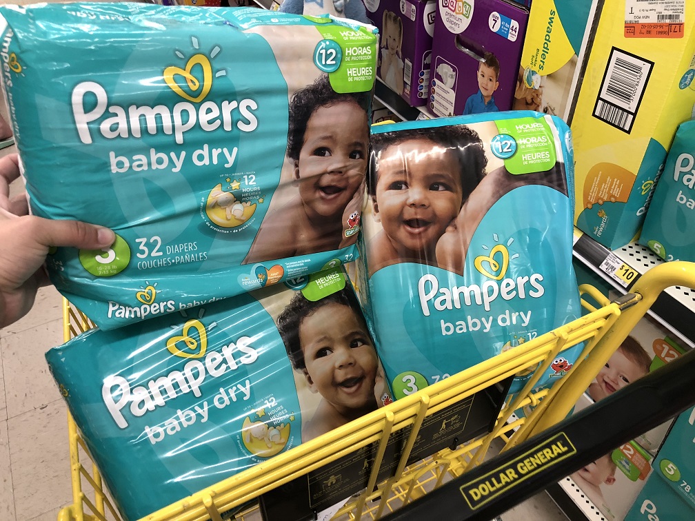 Pampers Diapers Cart