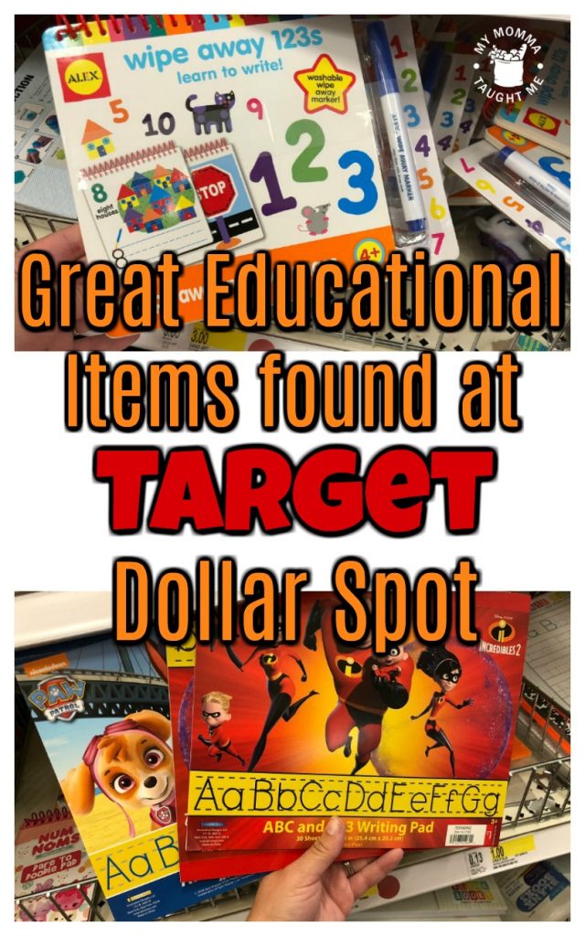 Great Educational Items Found At The Target Dollar Spot
