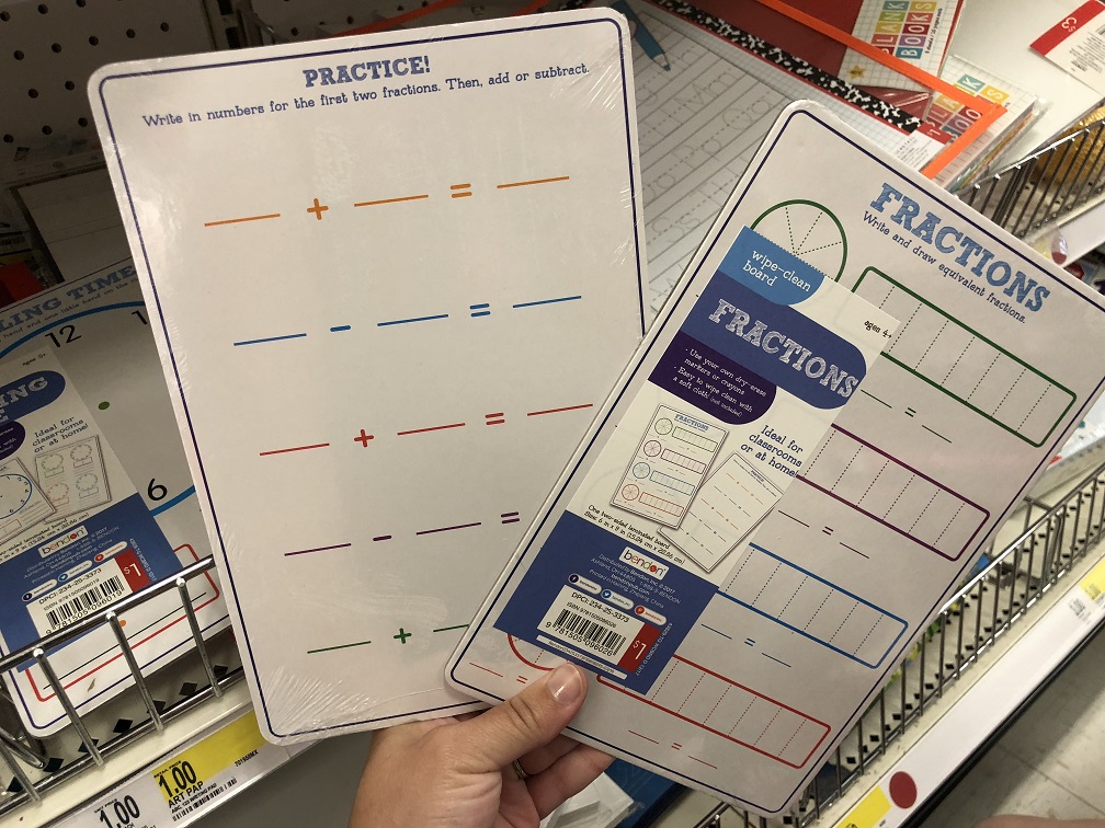 Educational Math Dry Erase Boards At Target