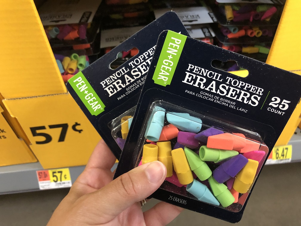 Erasers At Walmart