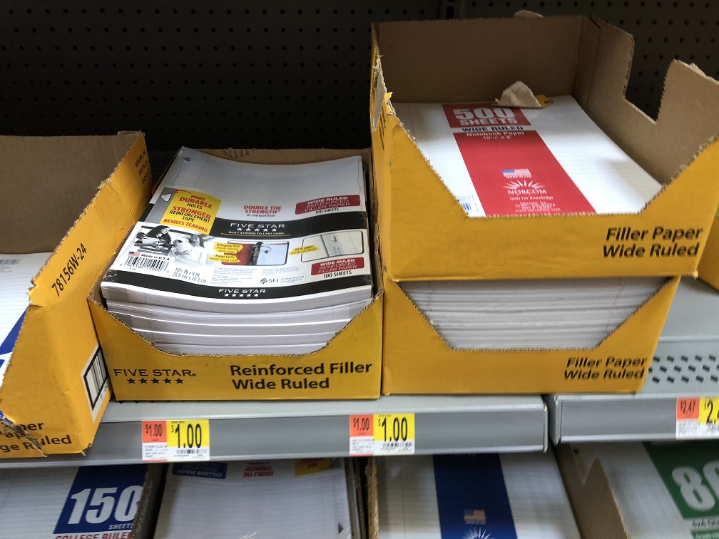 Five Star Paper At Walmart