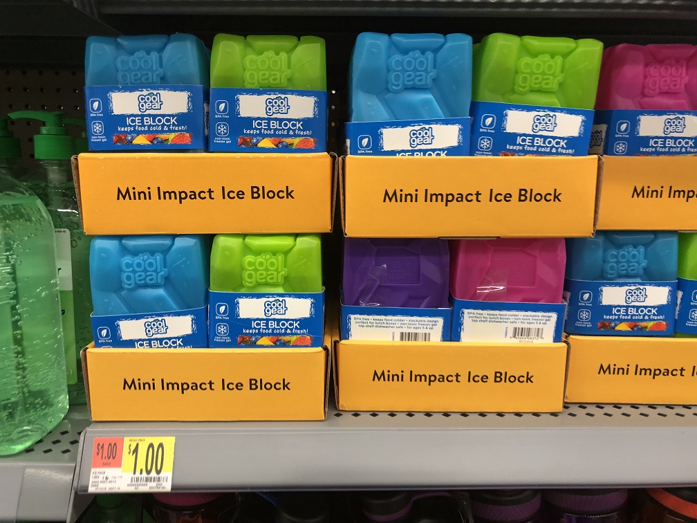 Ice Packs From Walmart $1 00 For Kids