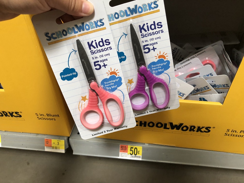 School Work Scissors $0 50 At Walmart