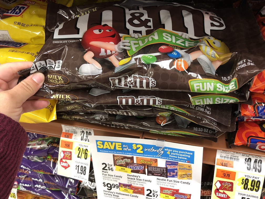 Fun Size M&M Candy Instant Savings At Tops Markets
