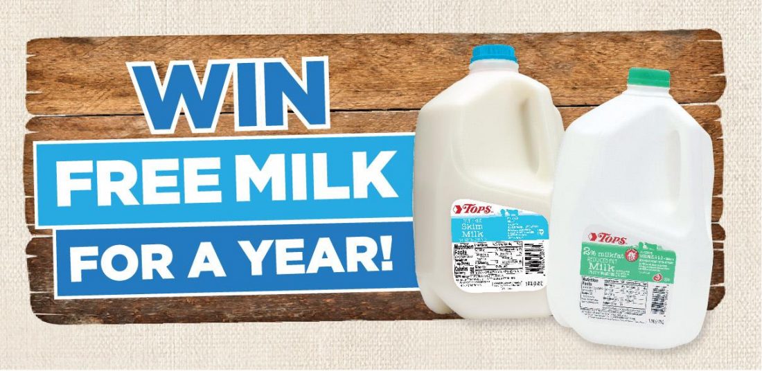 Tops Win Free Milk For A Year Giveaway