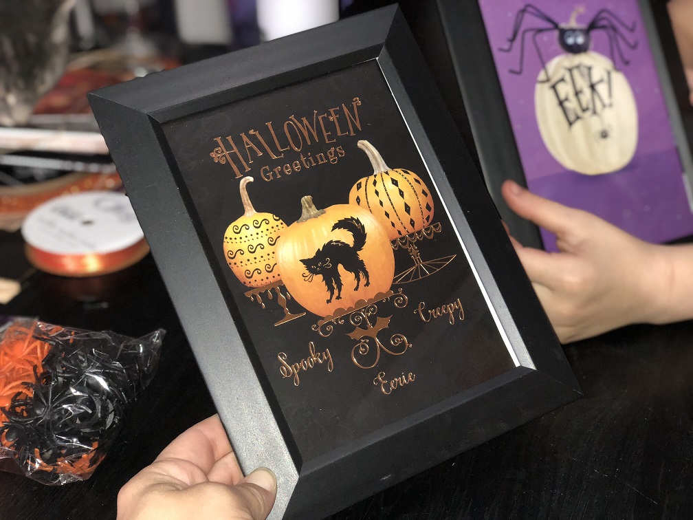 Picture Frame Halloween Decor