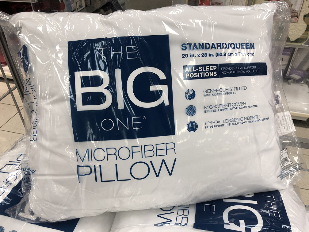 Kohls The Big One Microfiber Pillow