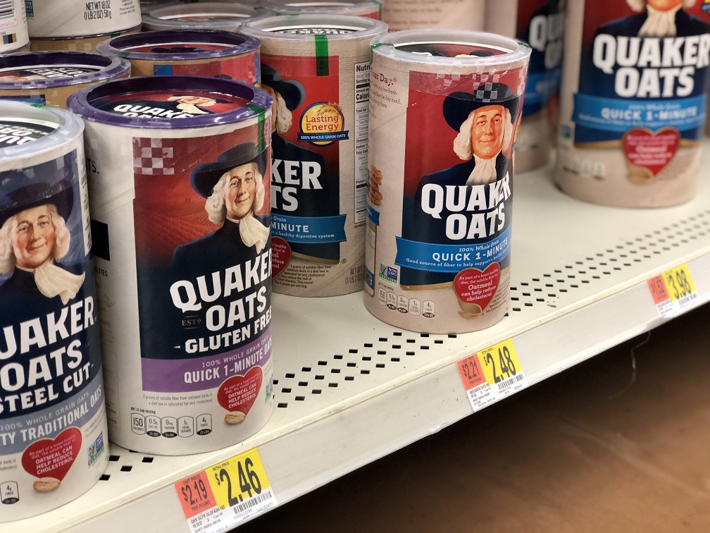 Quaker Products Walmart Oats