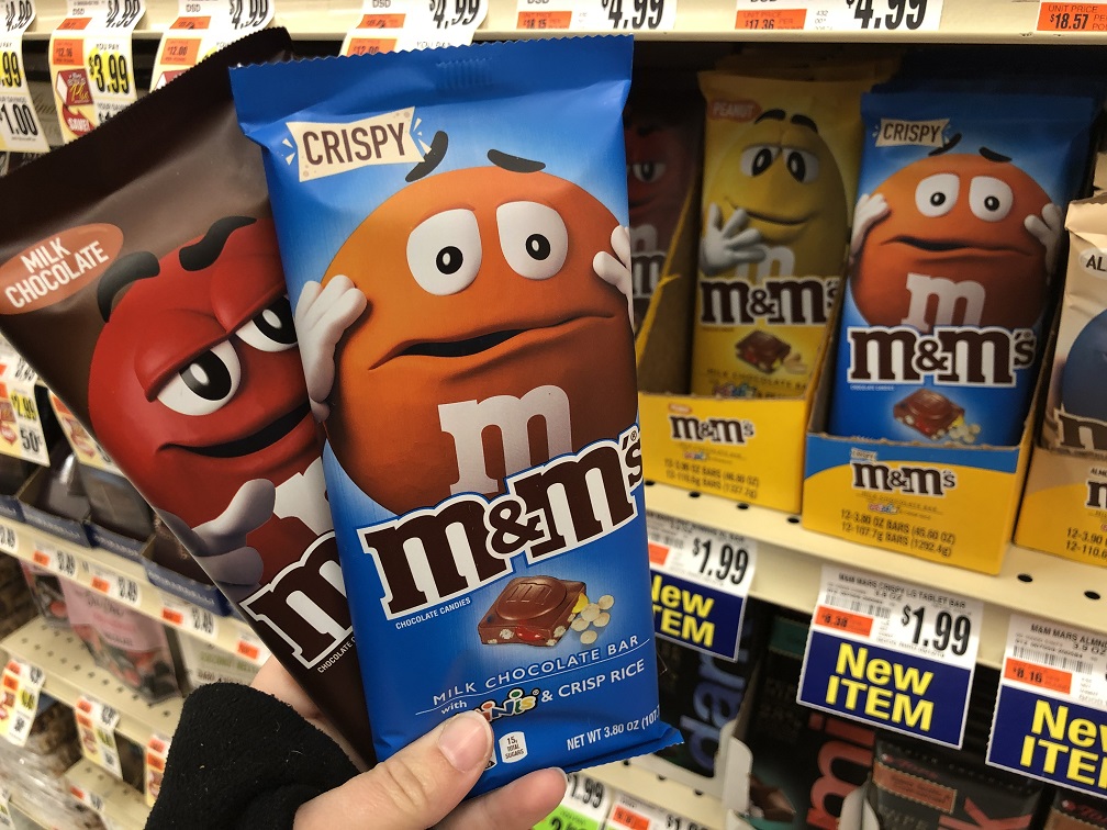 M&M Chocolate Bars
