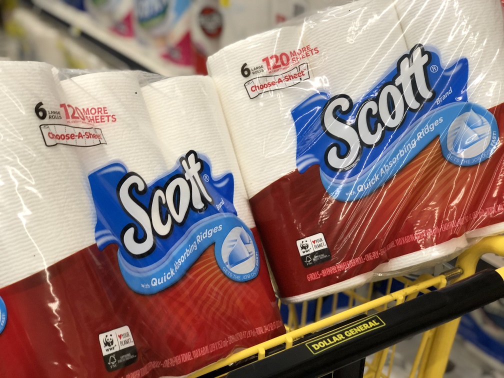 Scott Paper Towels Dollar General Cart