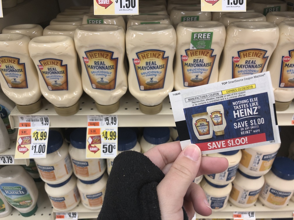 Heinz Mayo At Tops With Blinkie Coupon