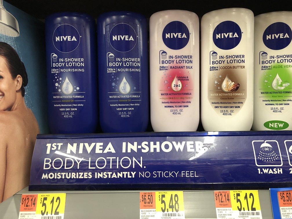 Nivea In Wash Shower Body Lotion At Walmart