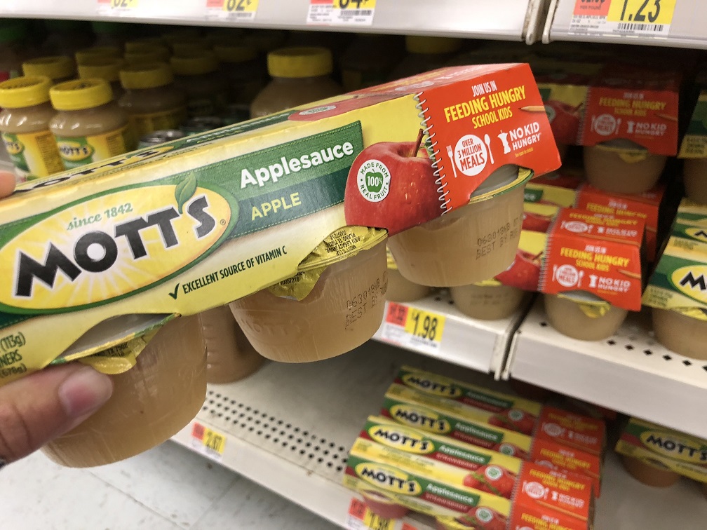 Motts Applesauce At Walmart