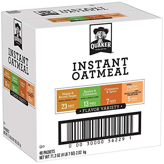 Quaker Instant Oatmeal 48 Ct