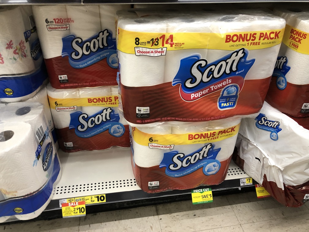 Scott Paper Towel Sale 2 For $10