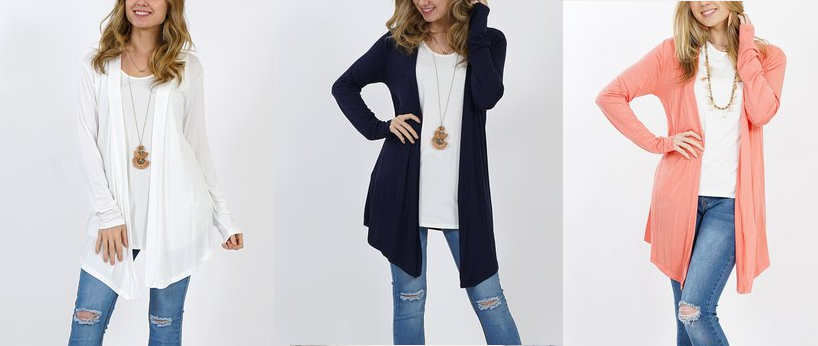 Draping Open Cardigan Only $9 79