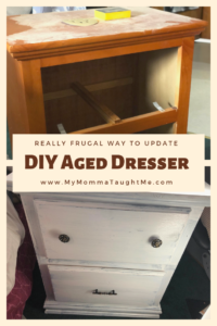 DIY Aged Dressers Really Frugal Way To Update Outdated Nightstands 