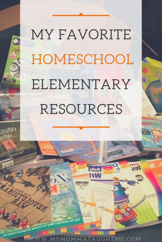 My Favorite Homeschool Elementary Resources