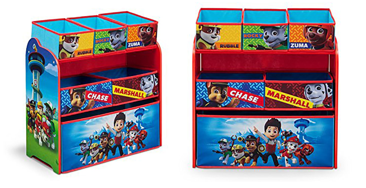 Nick Jr PAW Patrol Multi Bin Toy Organizer