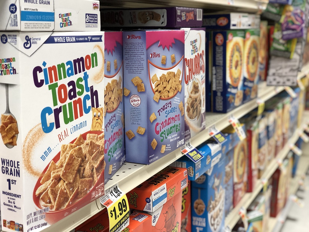 Cereal Store Picture At Tops Markets