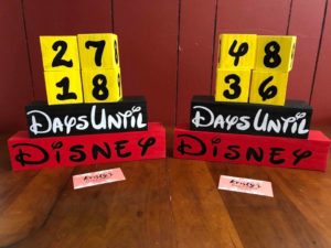 Disney Countdown Signs