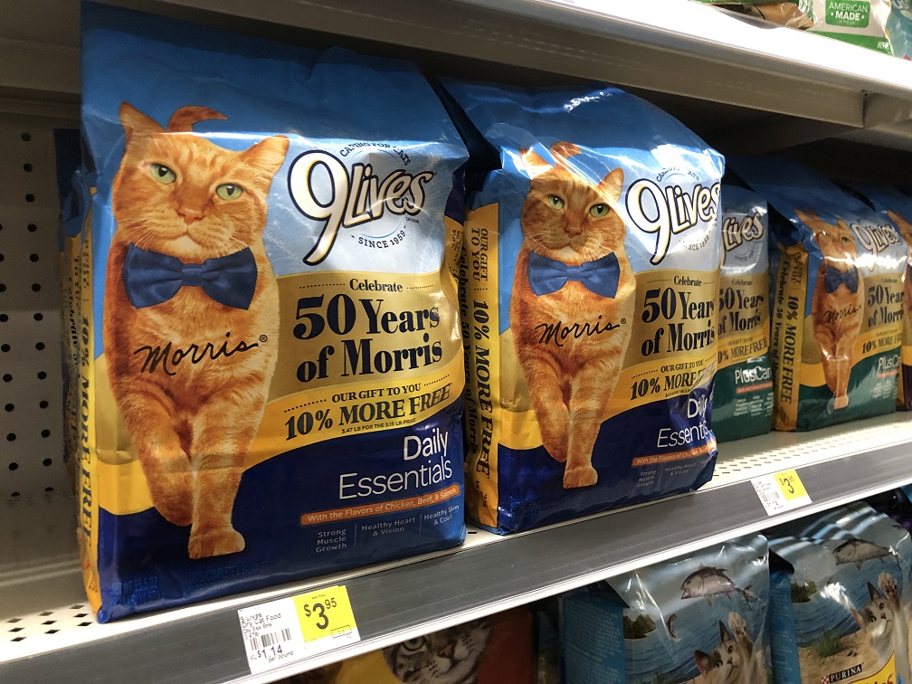 9lives Cat Food Bags At Dollar General