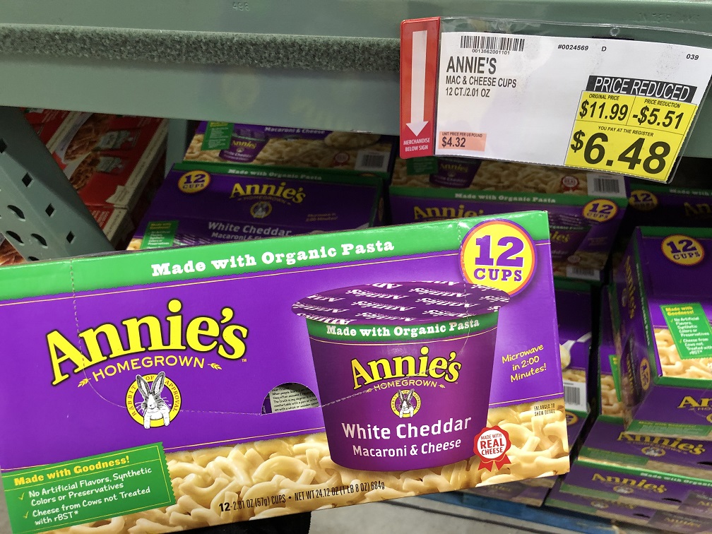 Annie's Mac And Cheese Cups Clearance At Bjs