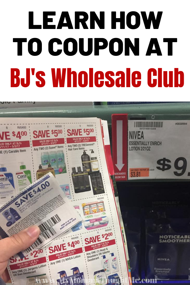 BJ's 101 - Learn to Coupon at BJ's Wholesale Club - My Momma Taught Me