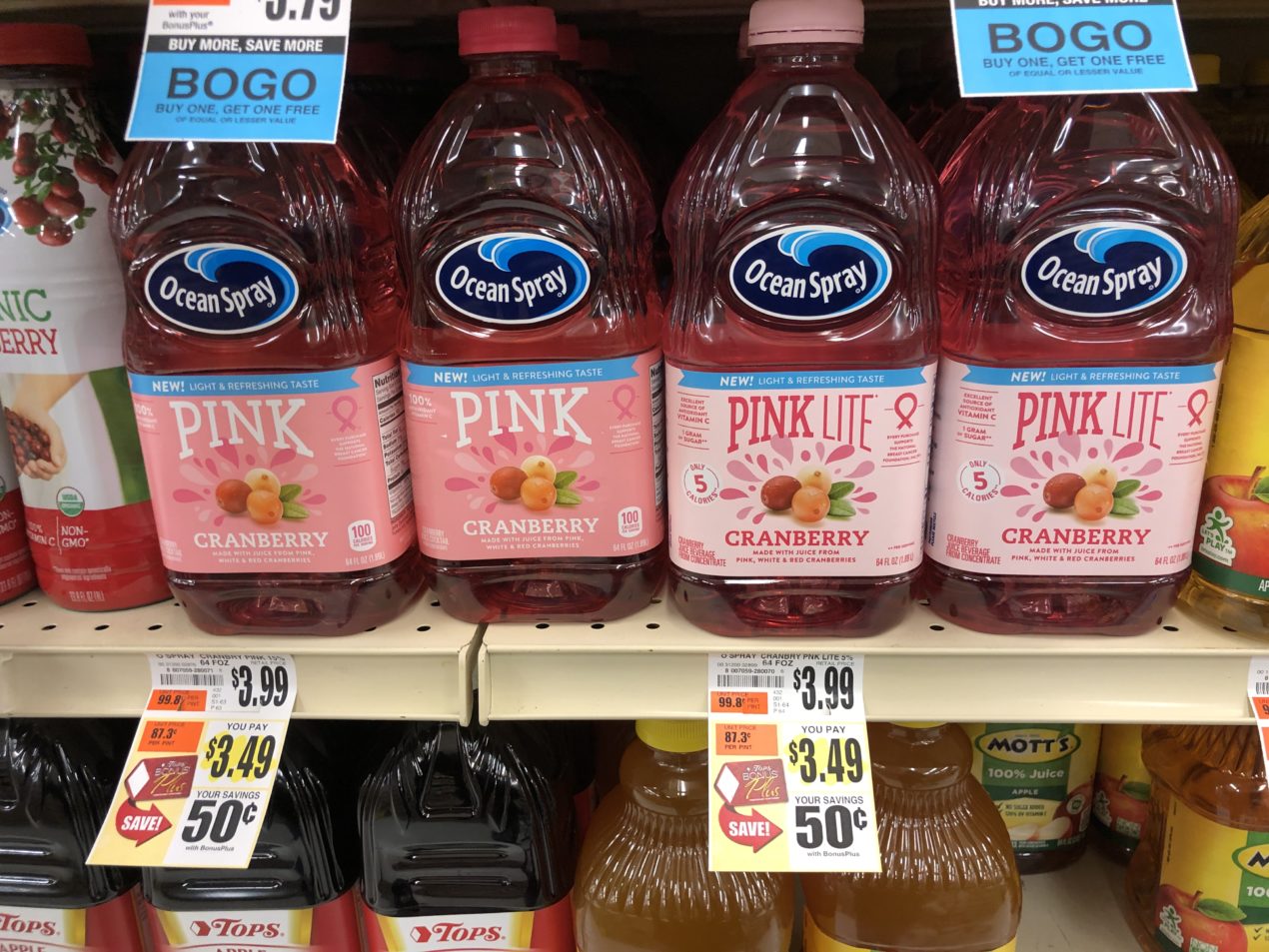 Ocean Spray Pink Cranberry Juice