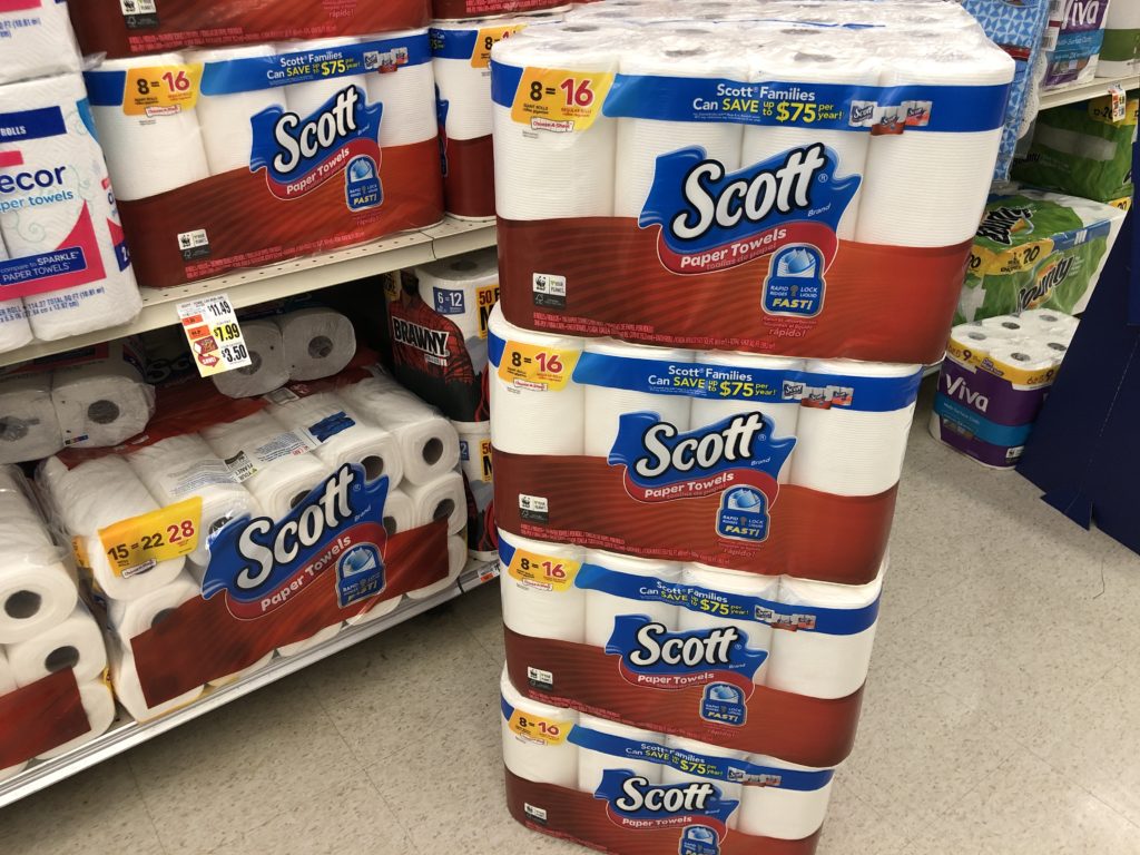 scott paper towels at tops markets