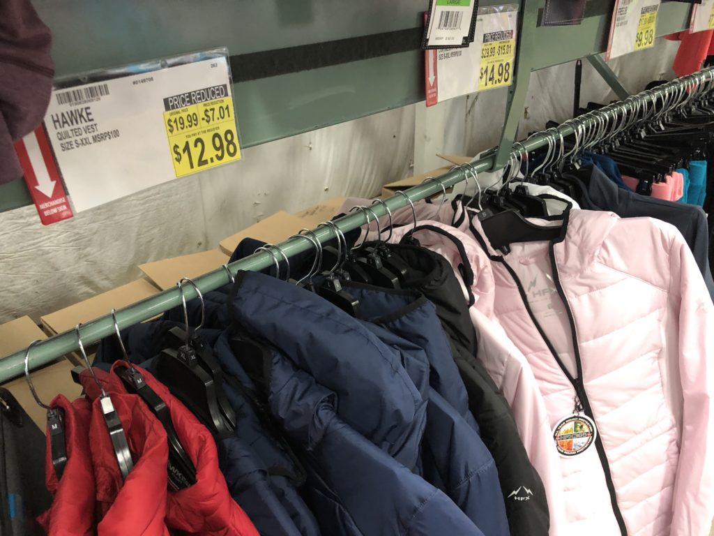 winter coat clearance at BJ's Wholesale Club