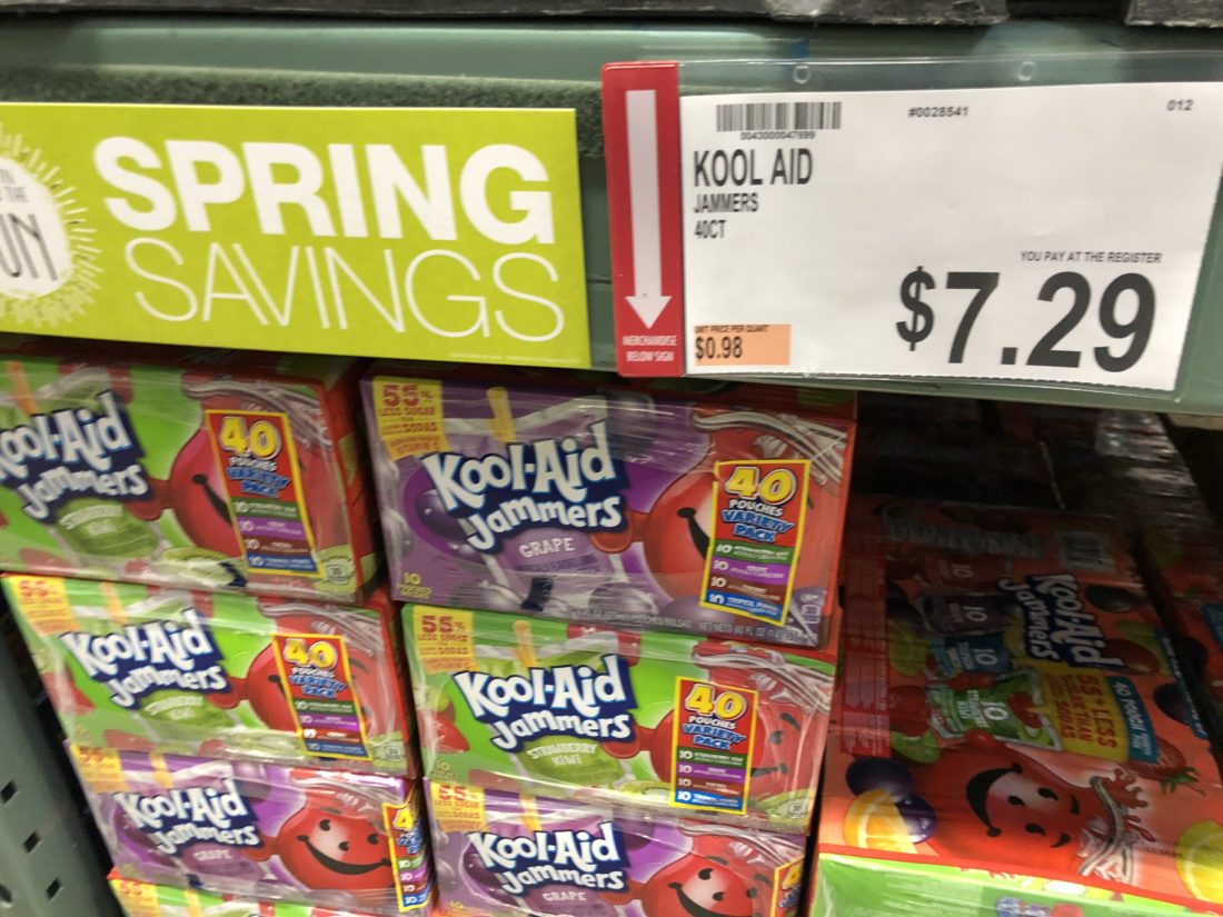 Kool Aid Jammers Variety Pack, 40 ct