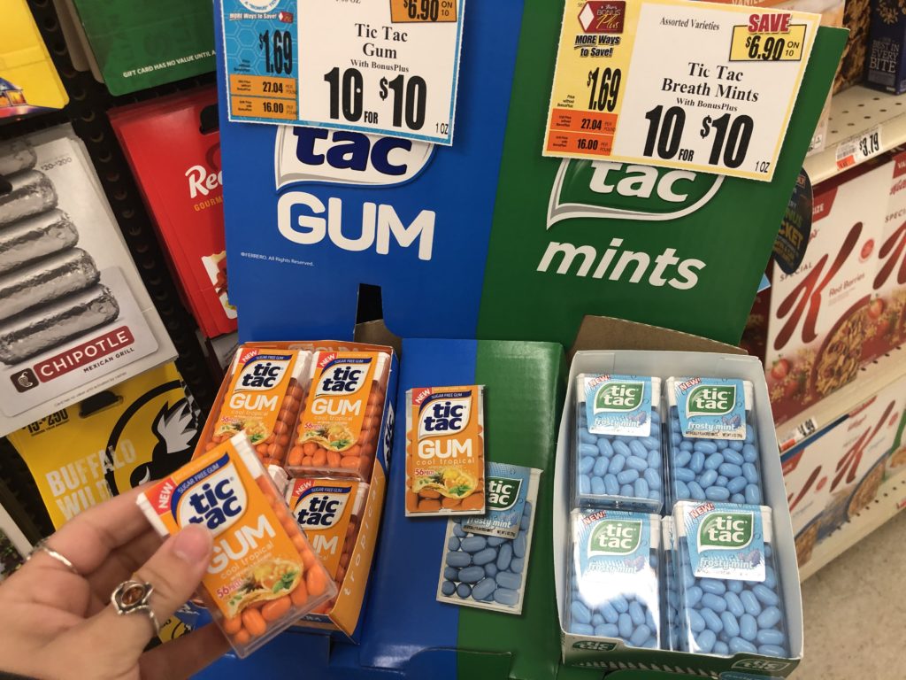 Tic Tac Gum at Tops Markets 