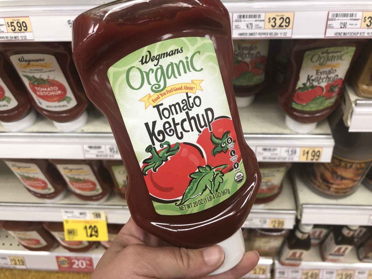 Wegmans Brand Organic Ketchup, 20 oz