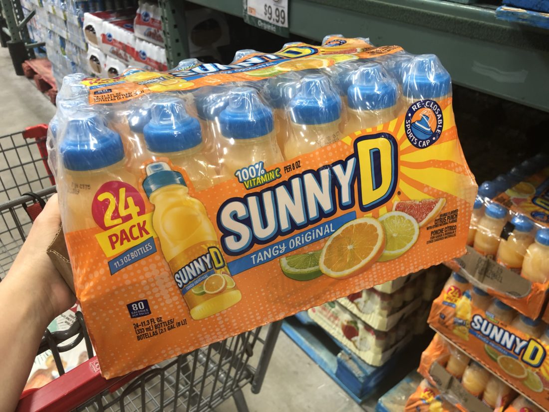 sunny d at bjs