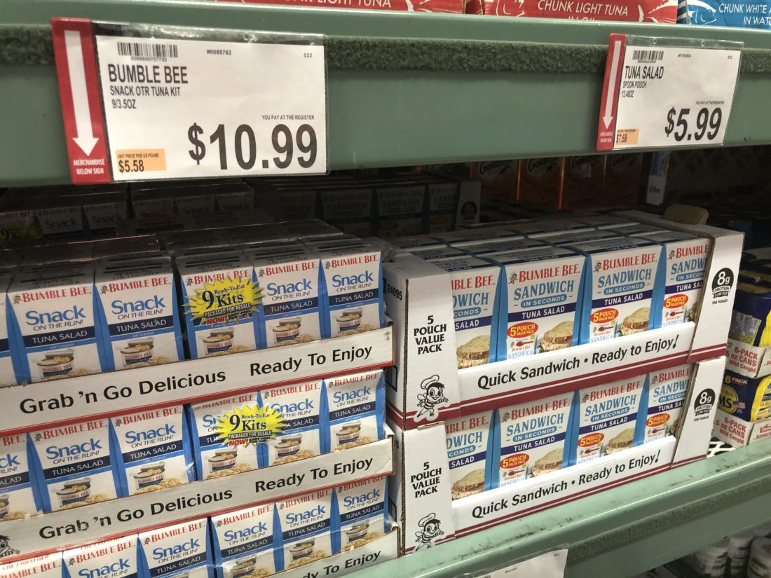 Bumble Bee Tuna Salad Snack on the Run, 9 pk.