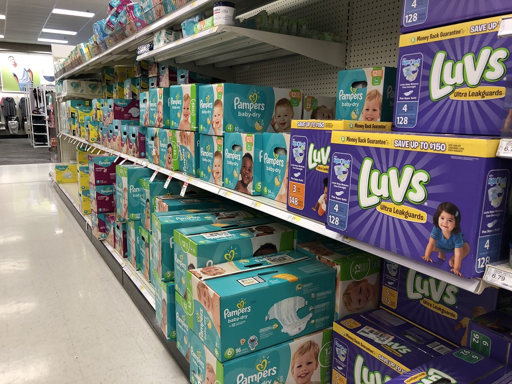 Baby Diapers Aisle