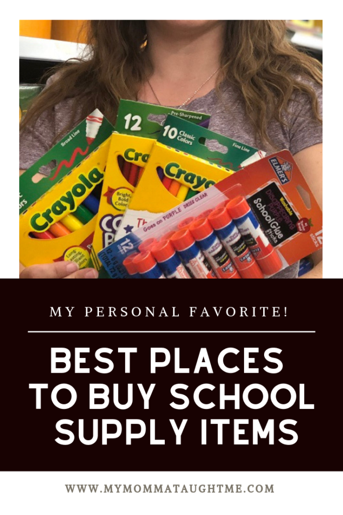 Best Places To Buy School Supply Items My Personal Favorite!