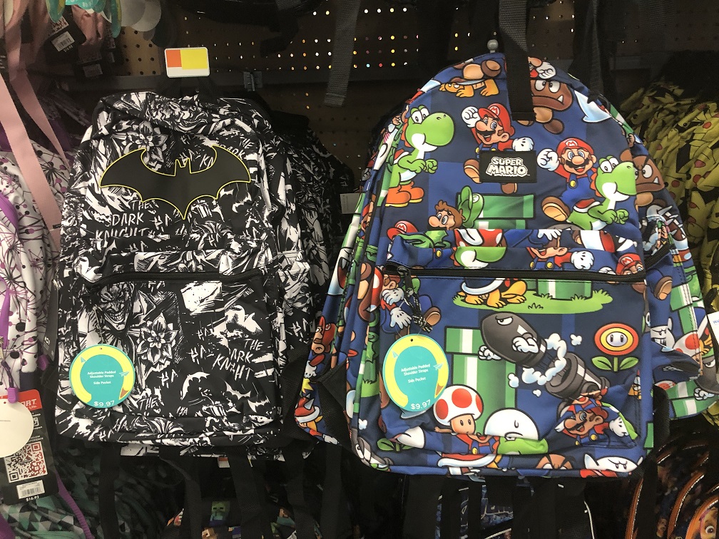 Walmart Wonder Nation Character Backpacks $9 97