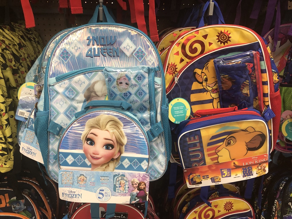 Walmarts Lion King Backpacks