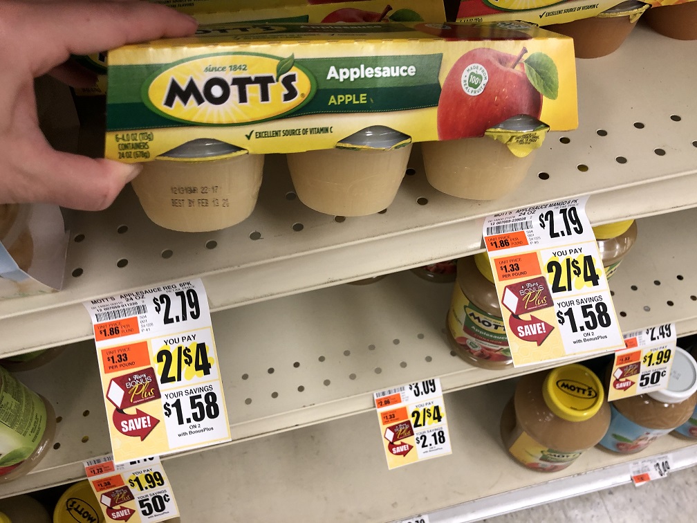 Mott's Applesause $2 00 Sale At Tops Markets