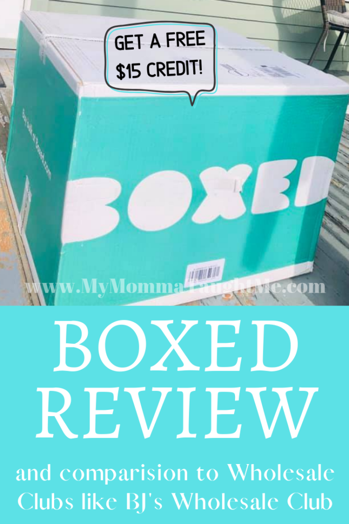 Boxed Review And Comparison To Wholesale Clubs PLUS FREE $15 To Spend!