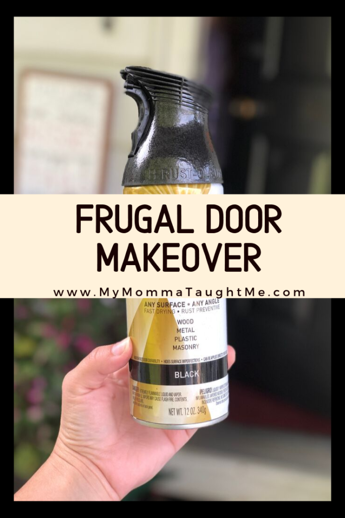 Frugal Front Door Makeover Everyone Can Do Simple And Cheap!