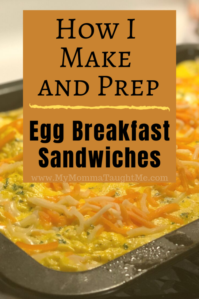 How I Make And Prep Egg Breakfast Sandwiches