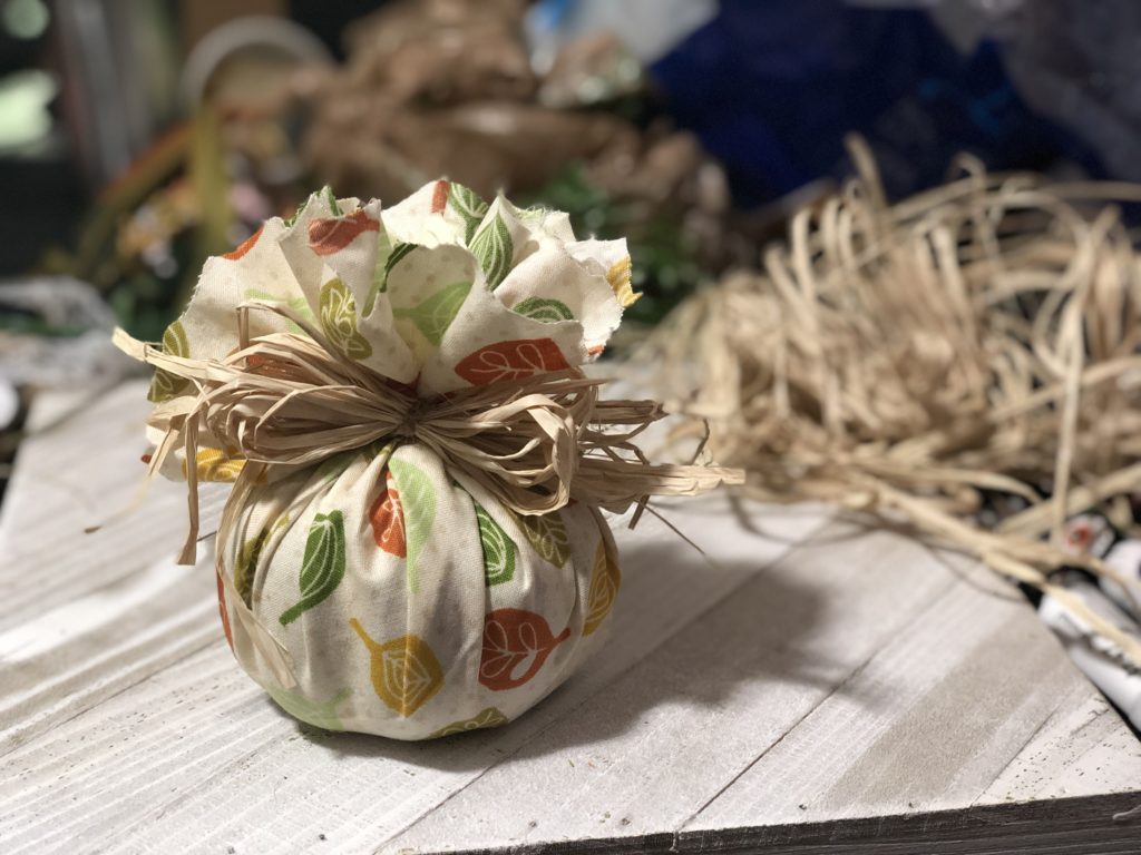 DIY Fabric Pumpkins