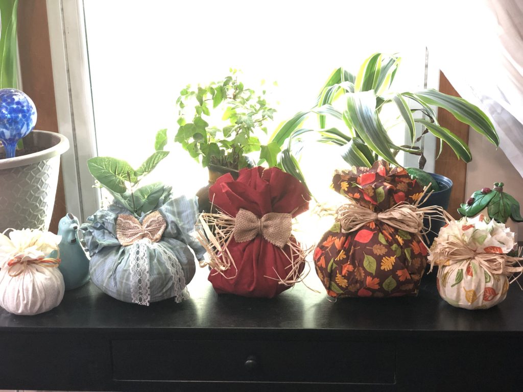 Our Easy DIY Fabric Pumpkins