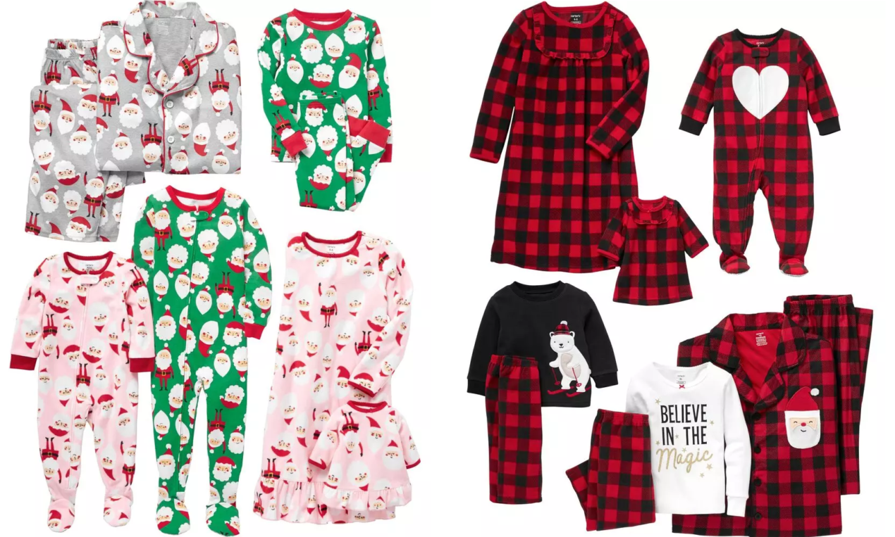Christmas Pajamas Sale At Carters