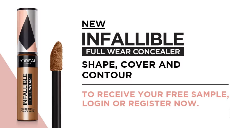 FREE Sample Of L’Oreal Infallible Full Wear Concealer