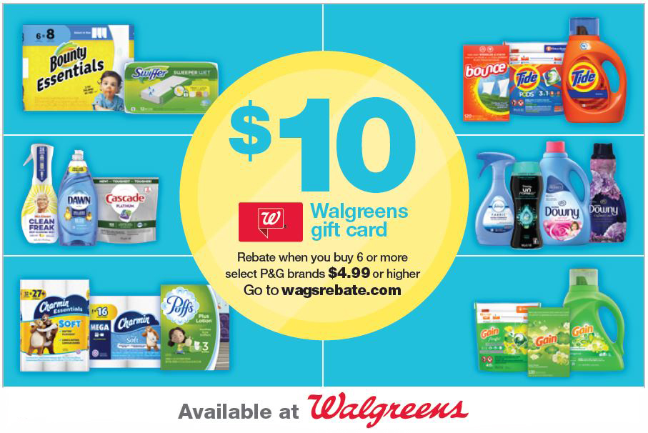 Free $10 On P&G Items At Walgreens