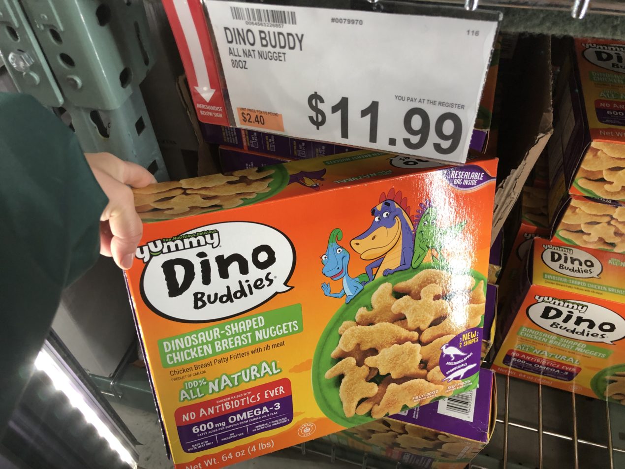 Dino Nuggets at BJ's Wholesale Club